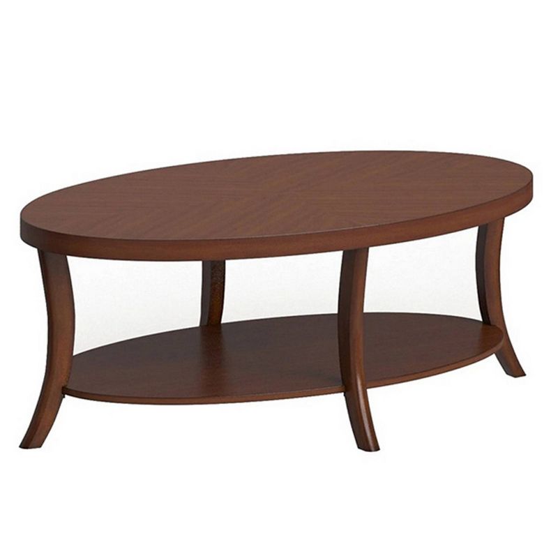 Boa Narrow Chairside Table - Chocolate Cherry - Leick Home