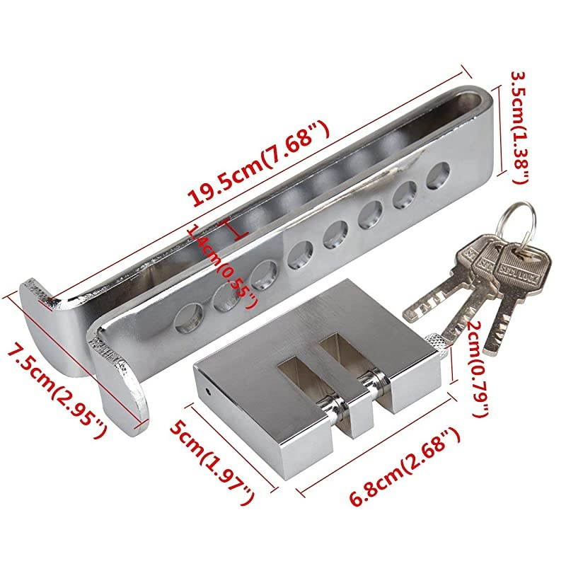 Auto Stainless Steel Clutch Lock Vehicle Security Protection Supplies Car Brake Lock
