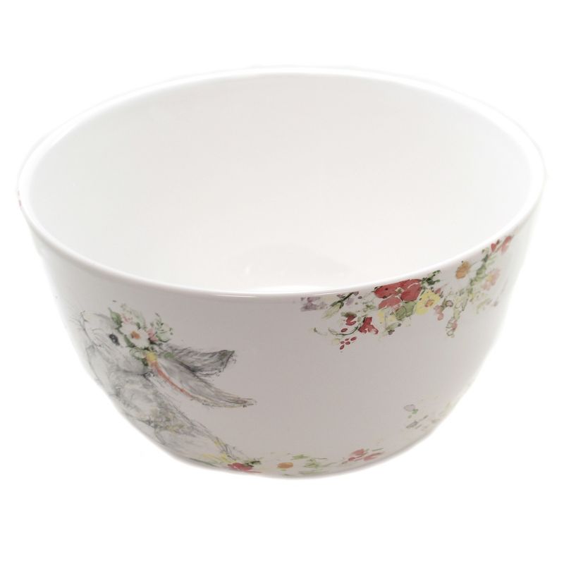 Tabletop 5.5" Sweet Bowl Deep Bowl Easter Floral Lop Eared Spring Certified International  -  Serving Bowls