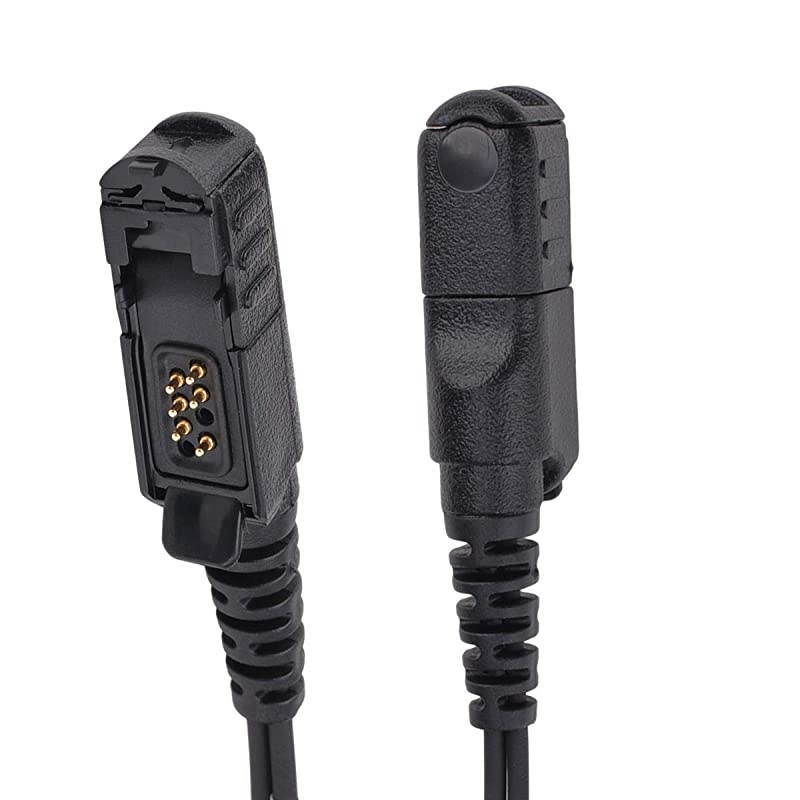 XPR3300e Earpiece for Motorola Radio XPR3500 XPR3500e XPR3000 XPR3300 with Mic PTT XPR 3300 3500 3300e 3500e Walkie Talkie Headset Security Acoustic Tube Surveillance Headphone-