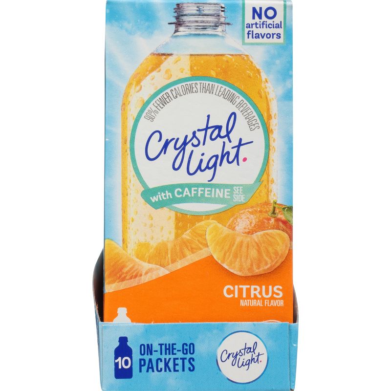 Crystal Light On the Go Citrus Energy Drink Mix - 10pk/.09oz Stix