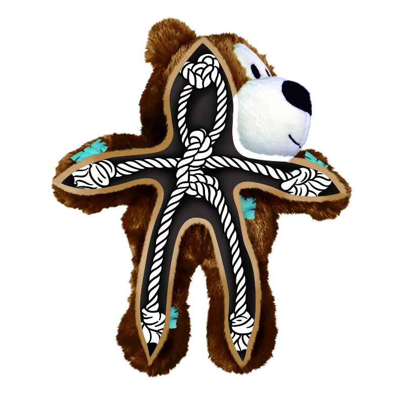 KONG Wild Knots Bear Dog Toy - Colors May Vary - M/L