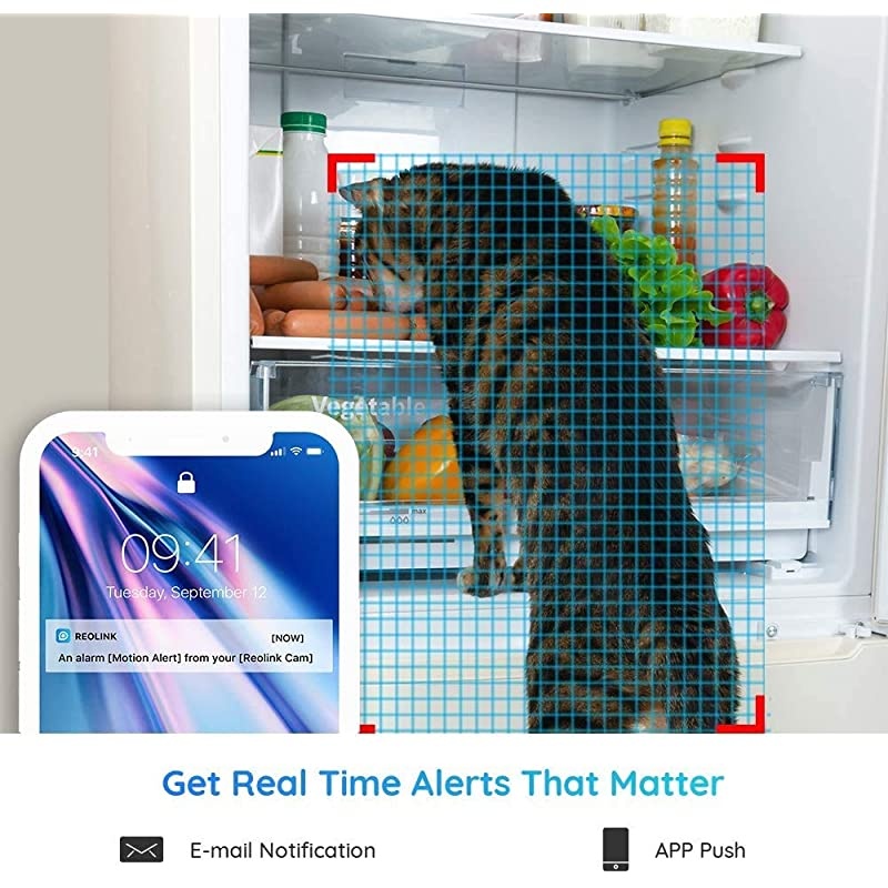 Home Security Camera System  3MP HD Plugin Indoor WiFi Camera Pan Tilt Pet Camera Baby Monitor Night Vision 2 Way Audio Motion Alerts 7 Day Free CloudLocal SD Card Storage E12 Pack