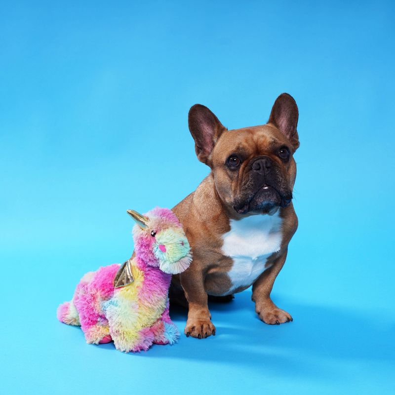 PetShop by Fringe Studio Rainbow Dragon Dog Toy - Gold