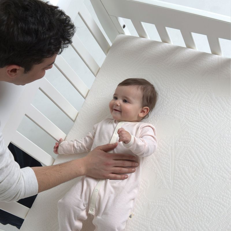 Bundle of Dreams Mini 3 Inch Thick 2 Stage Hypoallergenic, Breathable Baby Bed Crib Mattress for Portable Travel Cribs