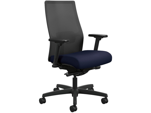 HON I2M2AMLC98TK Ignition Mid-Back Task Chair - Navy Seat