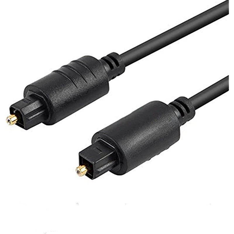 Toslink Digital Optical Fiber Cable 24K Gold Plated | PVC Jacket Zero RFI amp EMI Interference SPDIF 50 Feet