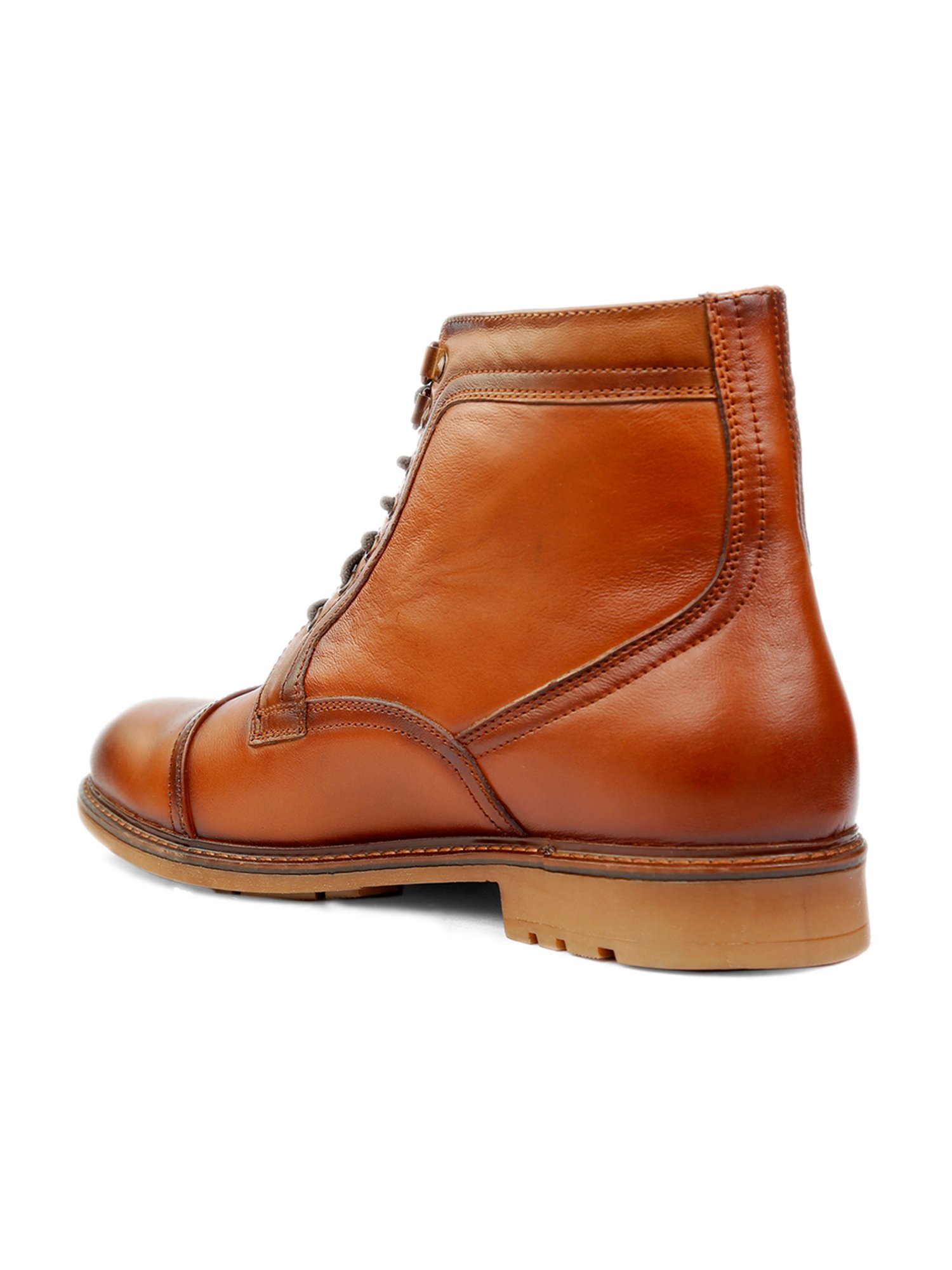 Shences Tan Derby Boots