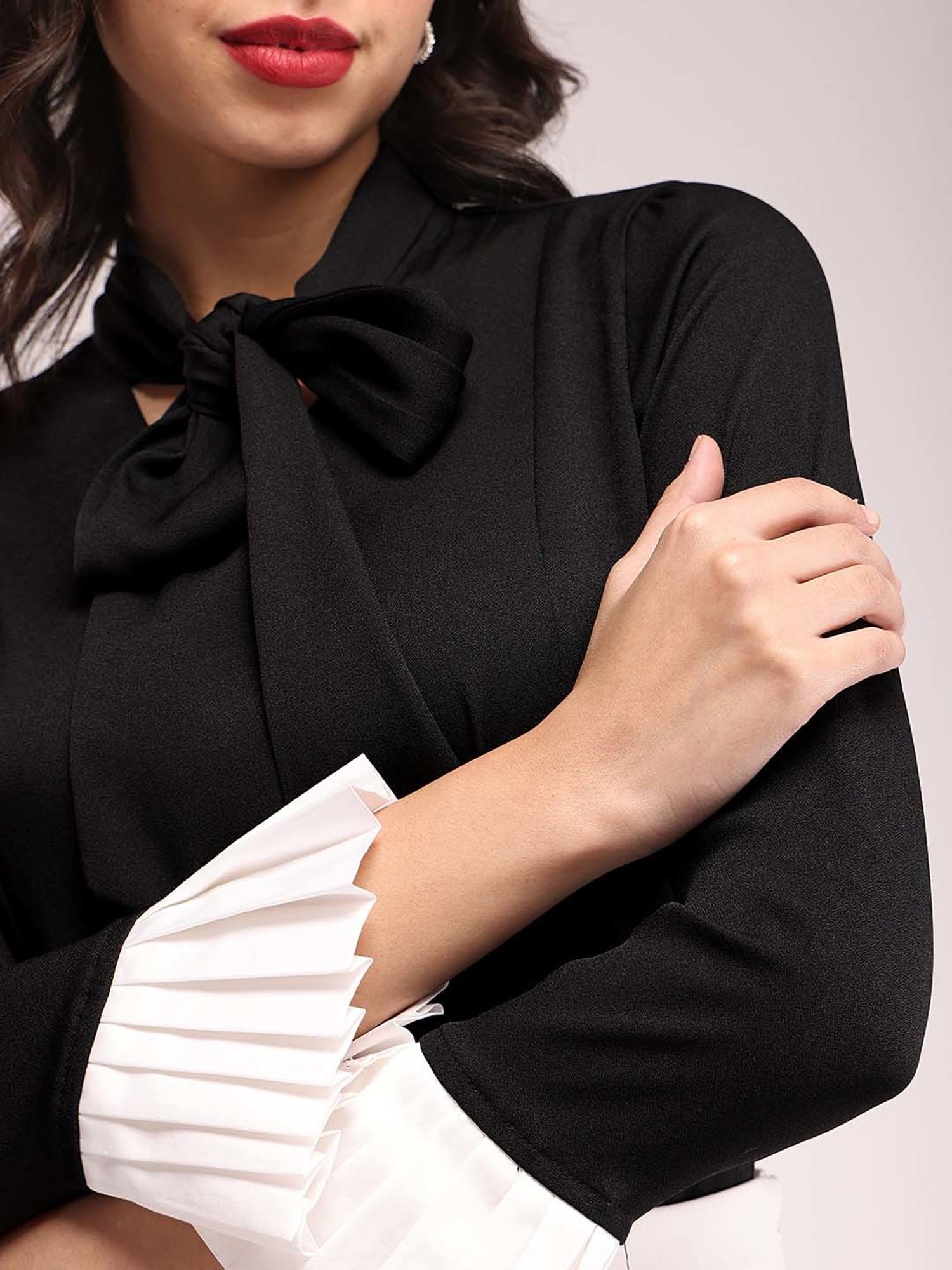 Fablestreet Black Relaxed Fit Top