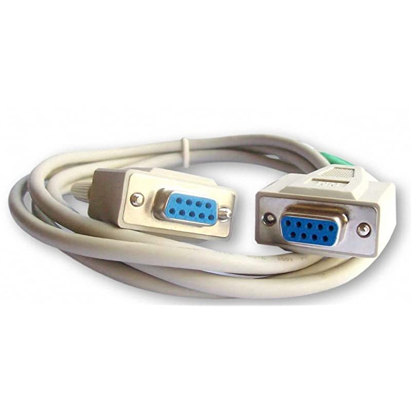 Store 6 Foot DB9 9 Pin Serial Port Cable FemaleFemale RS232
