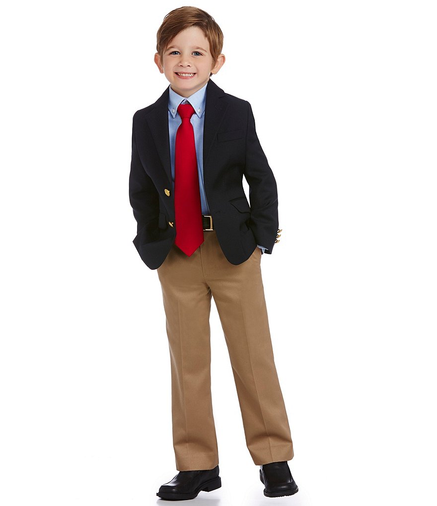 Nautica Big Boys 8-20 Short-Sleeve Vertical Logo Polo