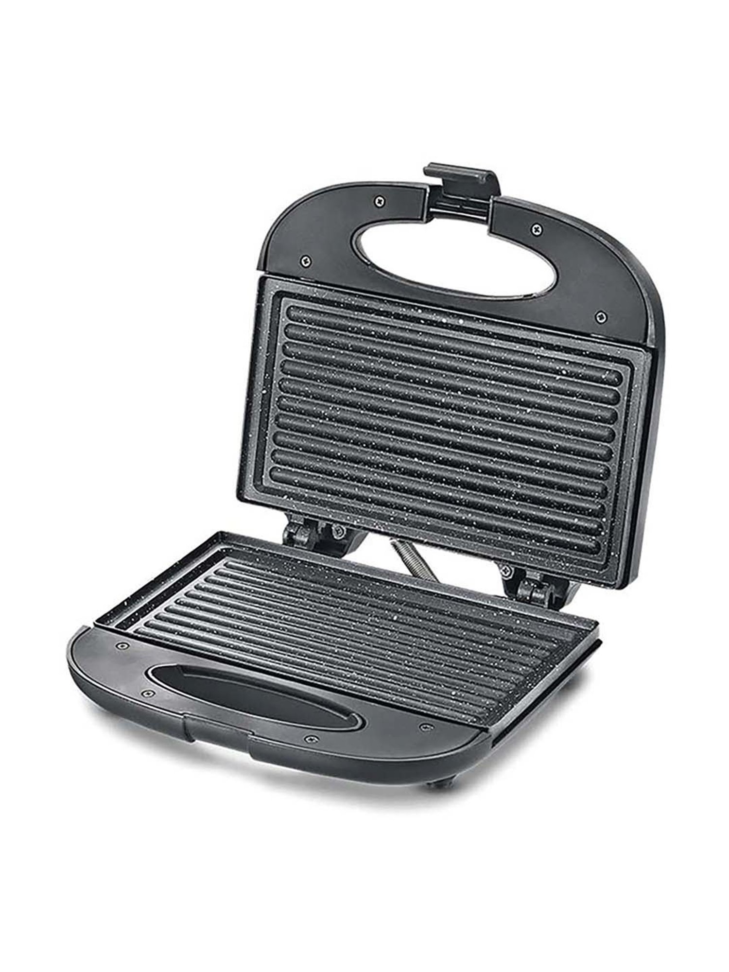 Borosil Sandwich Maker 700W Non Stick Coating (Black)