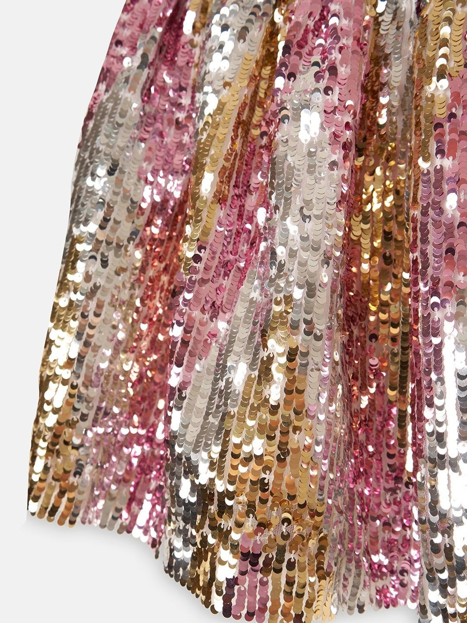 Angel & Rocket Kids Pink & Yellow Sequence Skirt