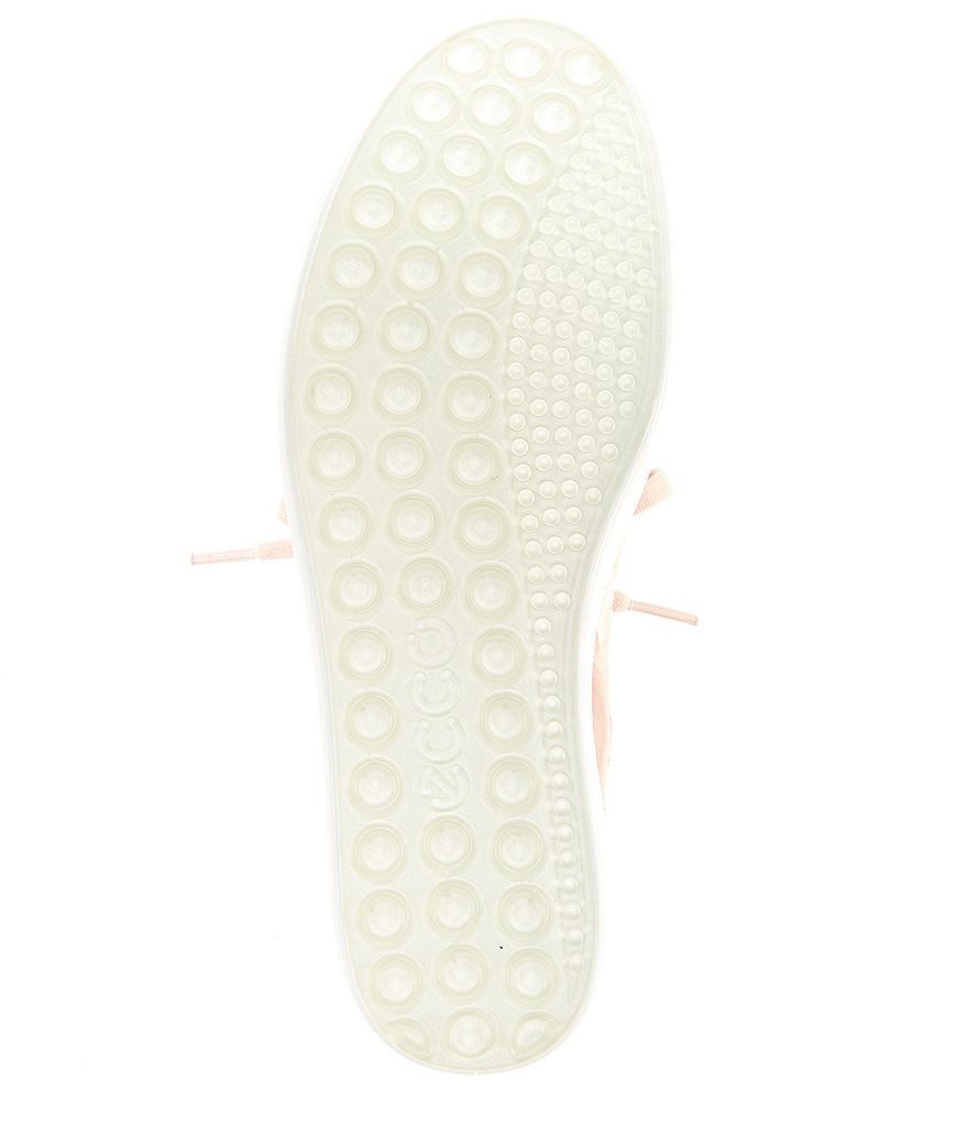 ECCO Soft 7 Floral Print Leather Lace-Up Sneakers