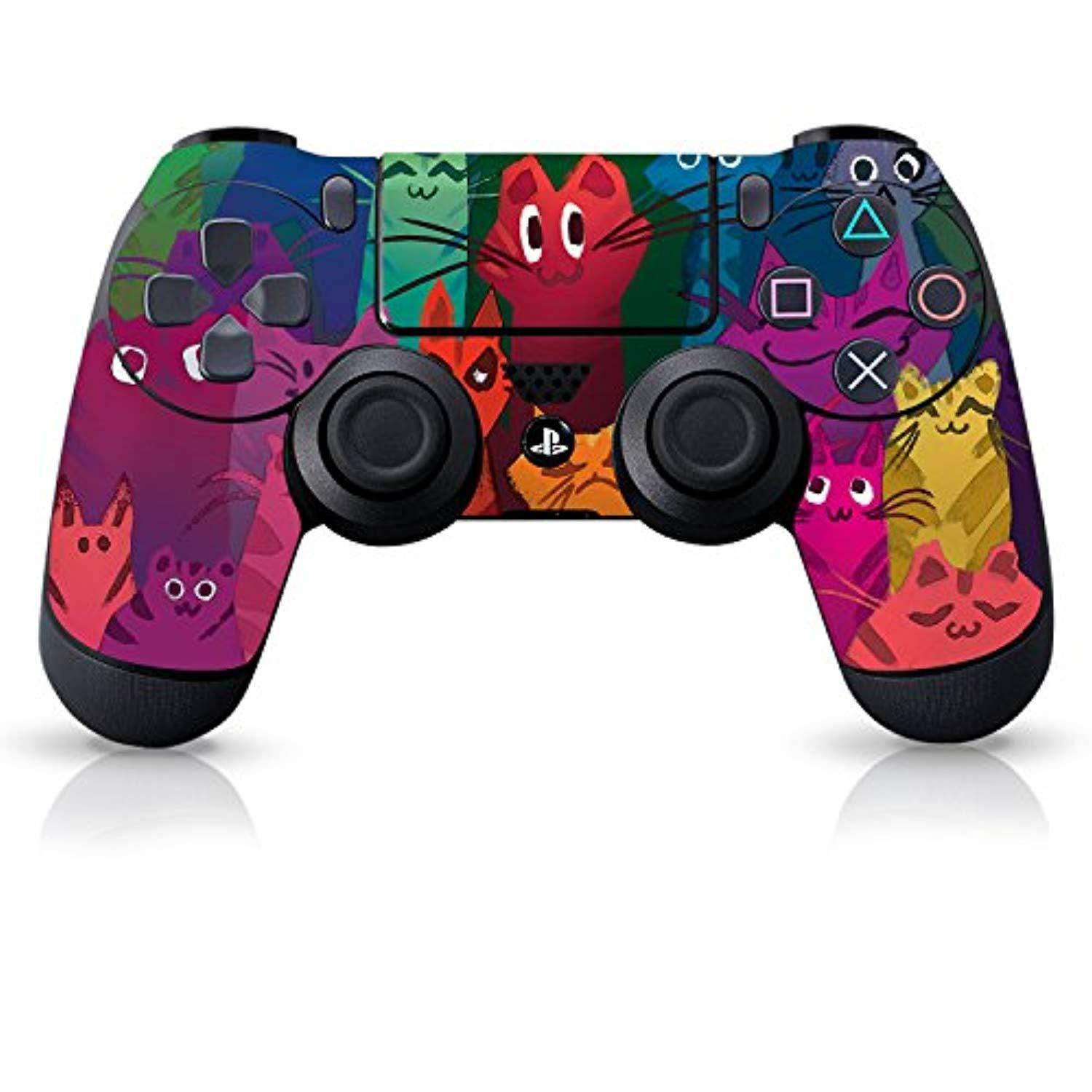 controller gear officially licensed controller skin - cats - playstation 4