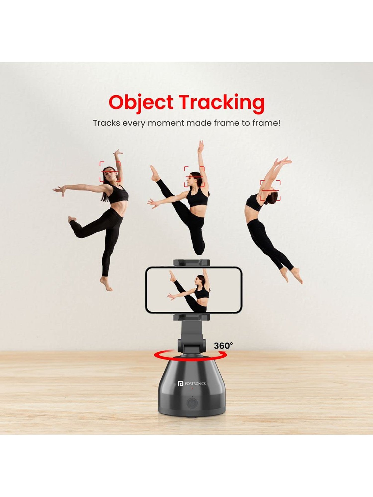 GRIPP Magic Stand Compatible for All Mobile Phones Devices (Black)