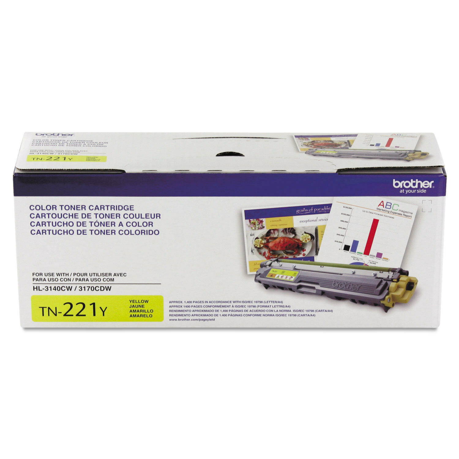 Brother TN221Y Toner Yellow