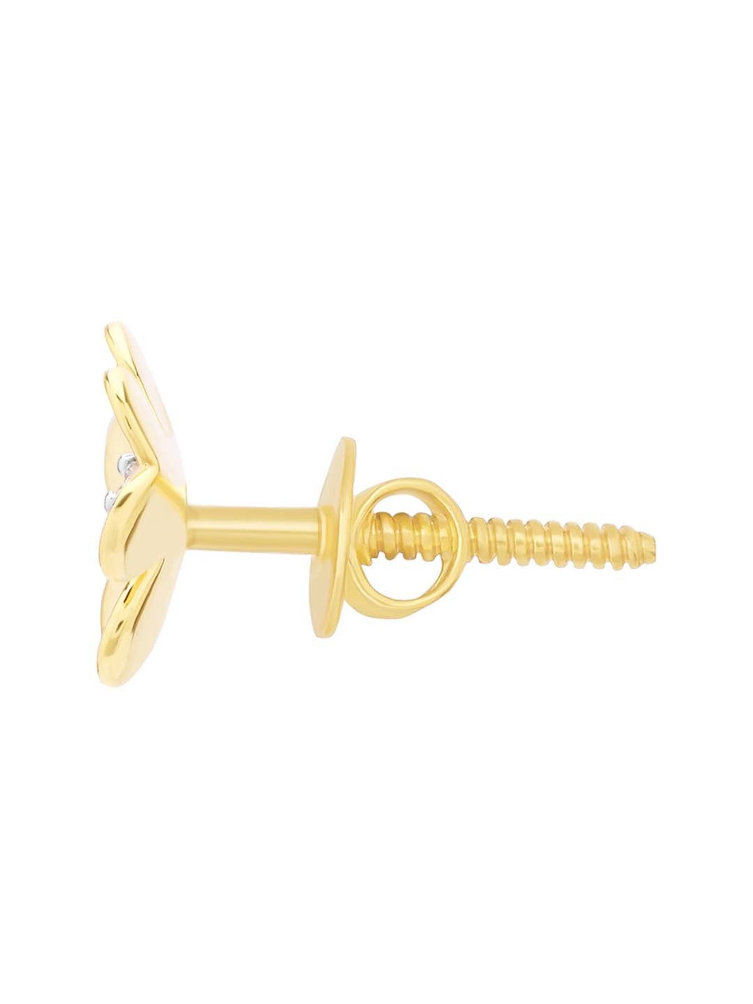 Waman Hari Pethe Jewellers 18k Gold & Diamond Earrings for Women