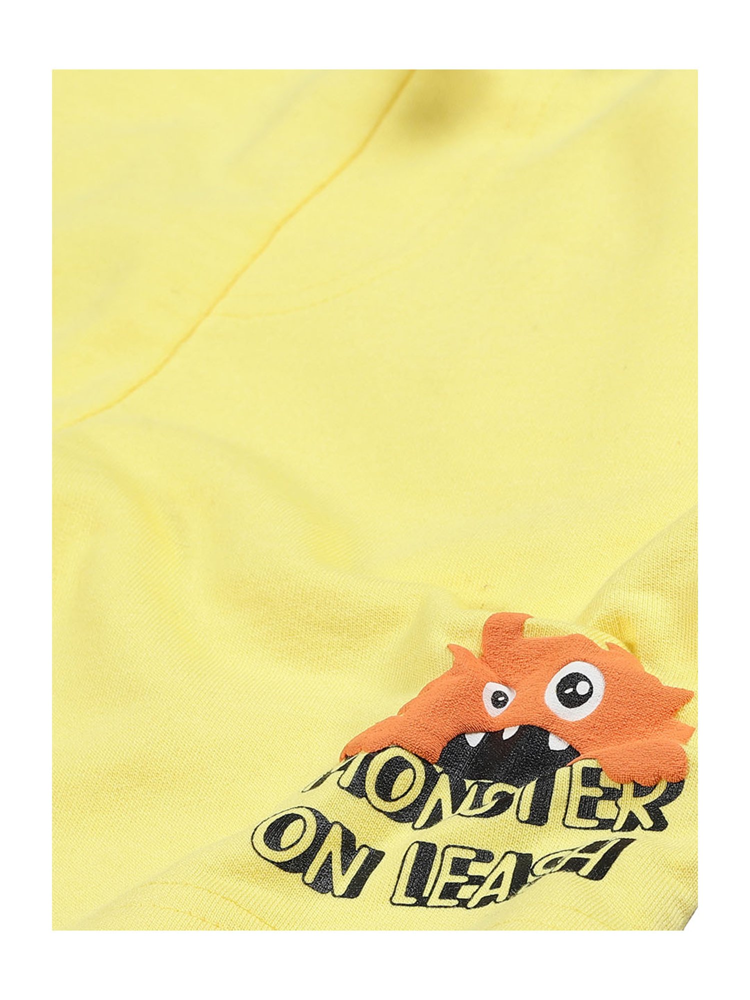 Plum Tree Kids Green & Yellow Printed T-Shirt with Shorts