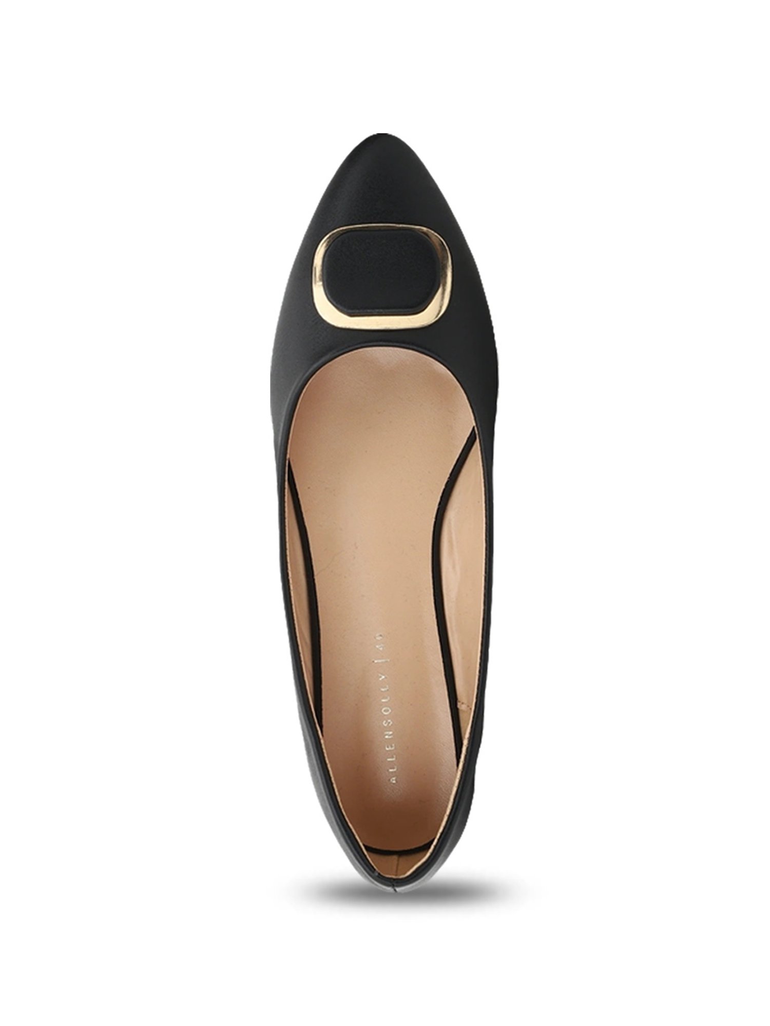 Allen Solly Women's Black Flat Ballets