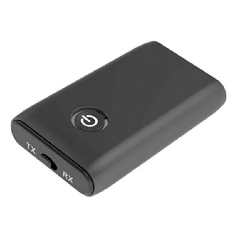 2in1 Bluetooth 5.0 Transmitter & Receiver Wireless Audio Adapter Aux 3.5mm Audio Player for TV, Home Stereo, Smartphone, PC