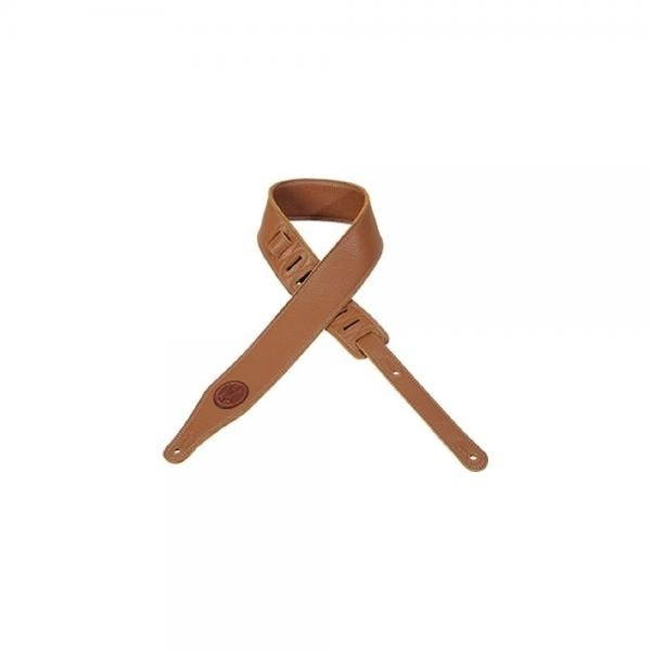 Levy's M17SS-TAN 2.5" Triple-Ply Soft Garment Leather Guitar/Bass Strap - Tan