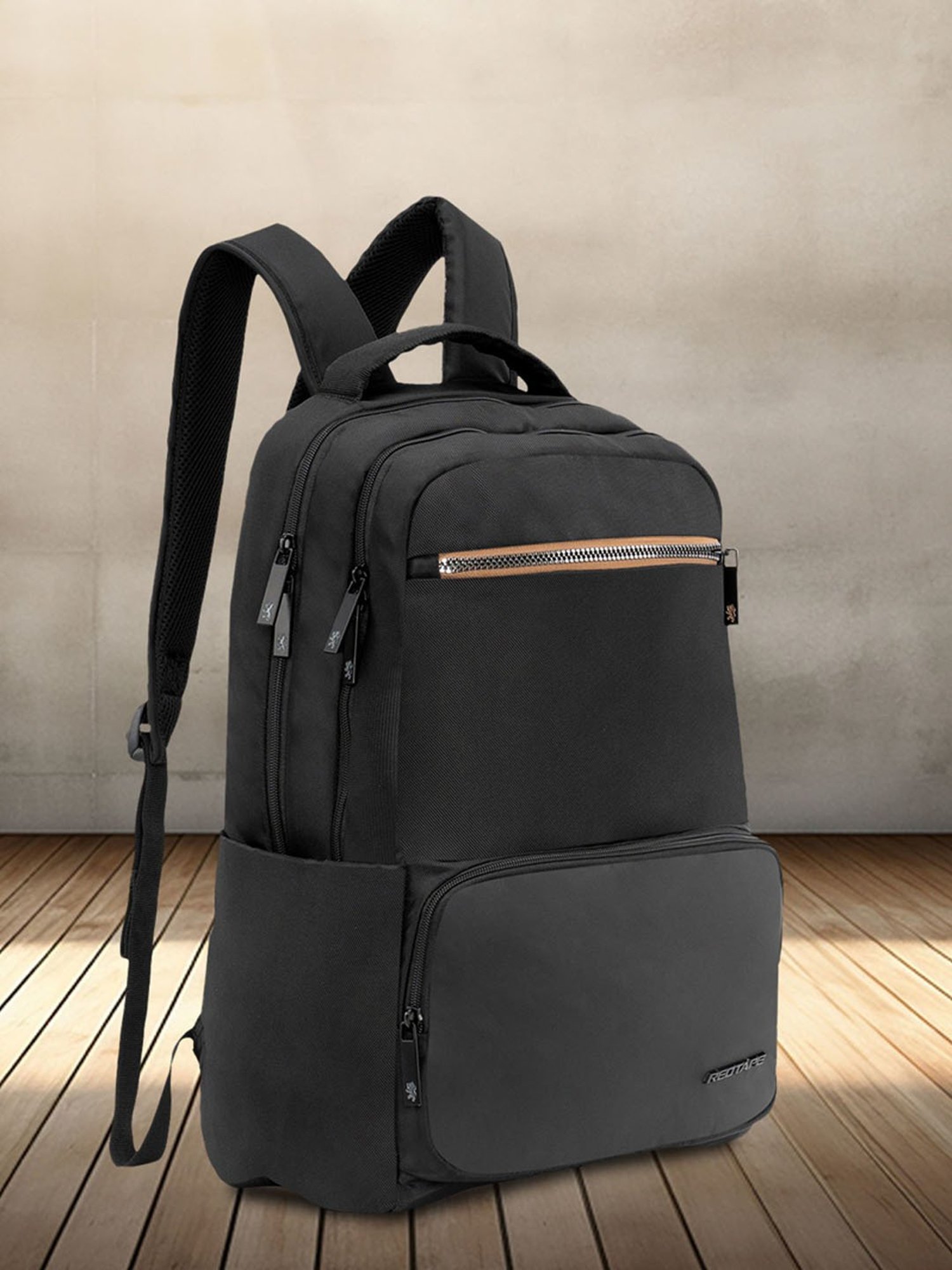 Red Tape 32 L Black Large Laptop Backpack