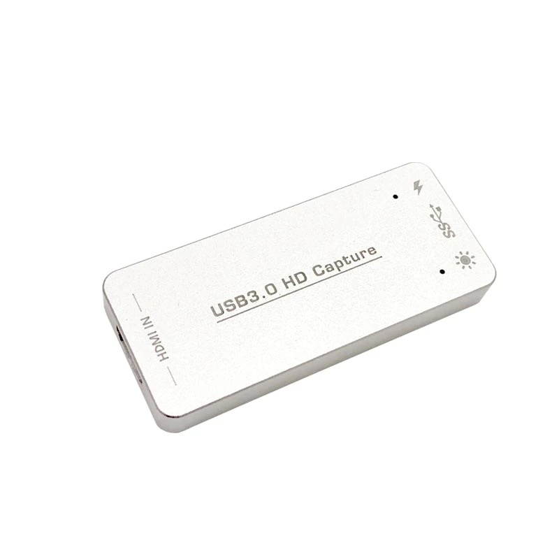 USB 3.0 60FPS HDMI to USB 3.0 VIDEO CAPTURE Card Adapter Dongle Game Streaming Live Broadcast 1080P for OBS/vMix/Wirecast/Xsplit