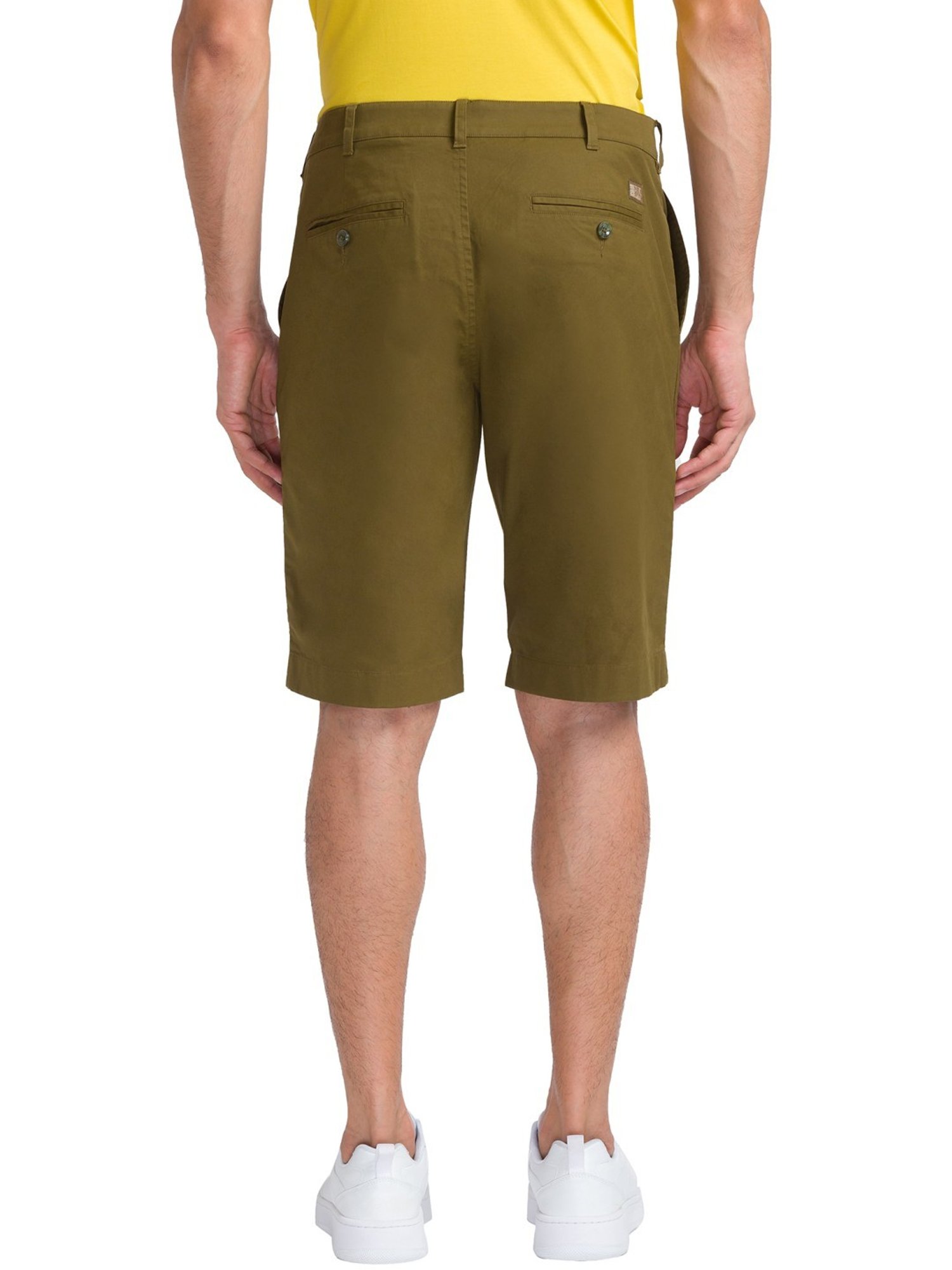 ColorPlus Green Contemporary Fit Shorts
