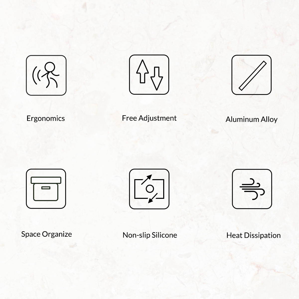 ORICO Adjustable Laptop Stand Riser Aluminum Foldable Computer Stand Portable Cooling Notebook Holder for MacBook Air