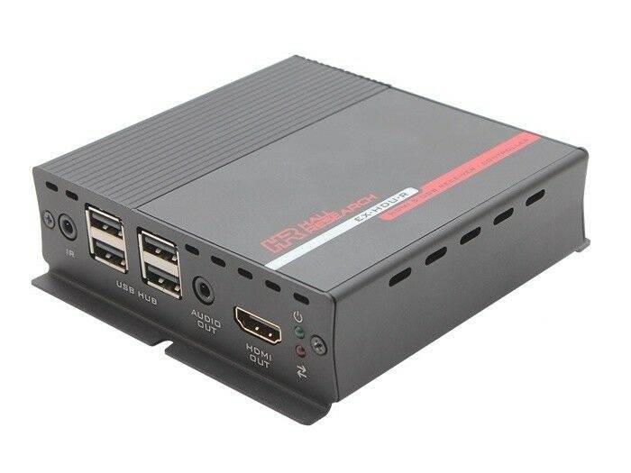 Hall Research EX-HDU-R HDMI/USB Extension on CAT6 w Audio/Control Receiver