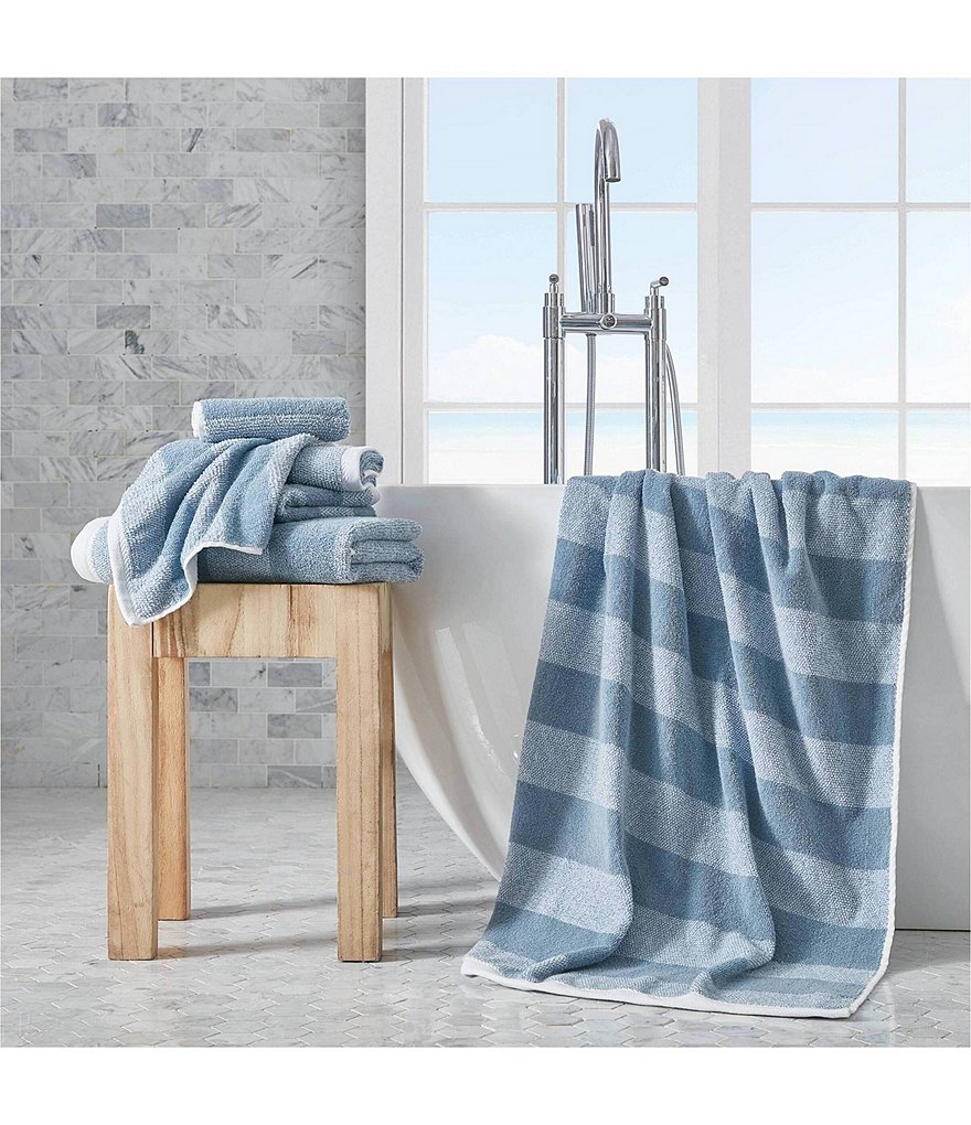 Nautica Oak Lake Moonmist Blue 6-Piece Bath Towel Set