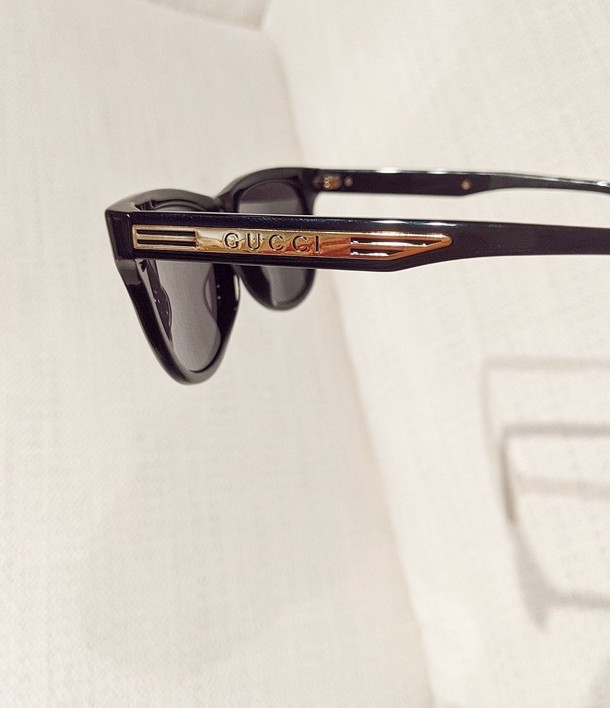 Gucci Men's Gg0980s Rectangular 55mm Sunglasses