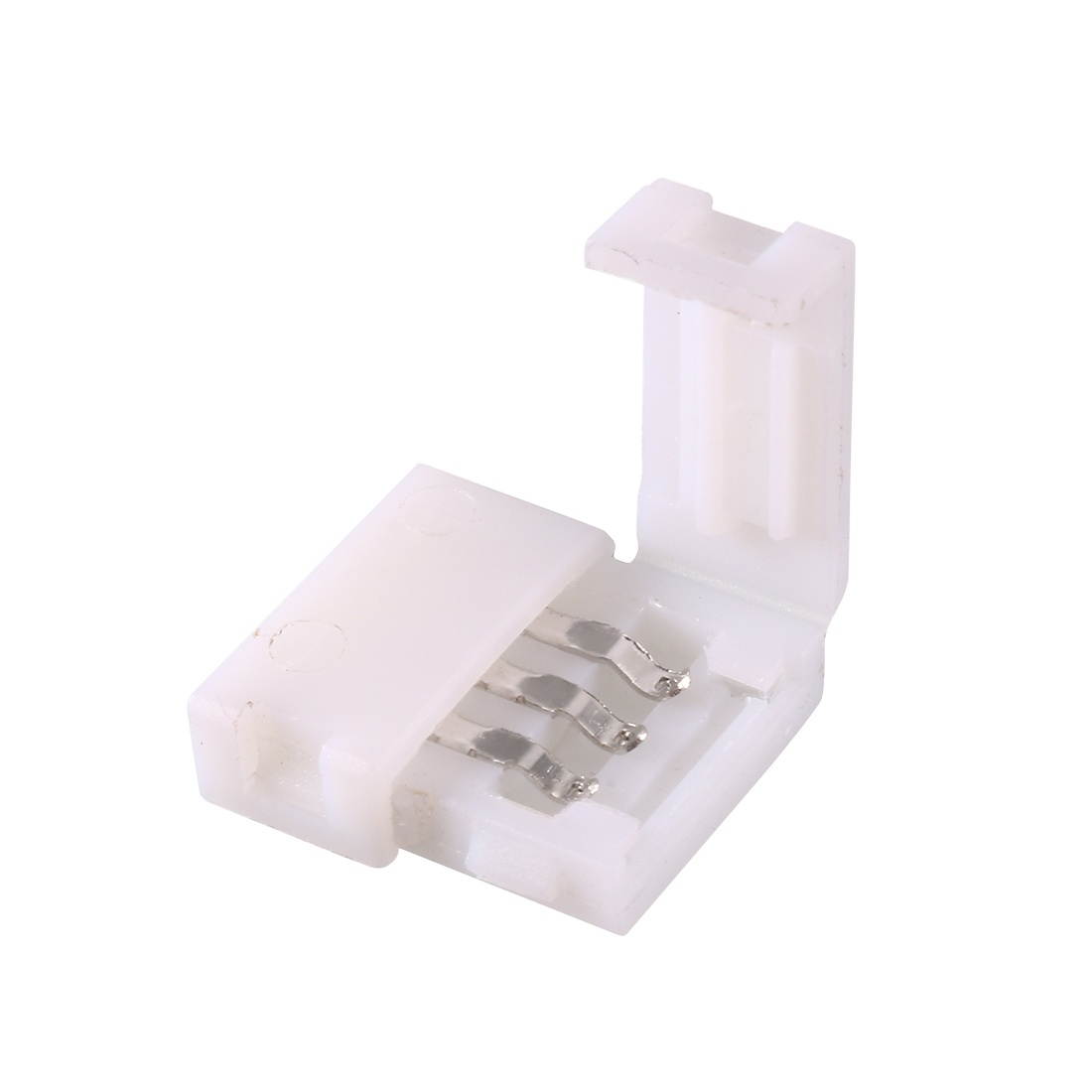 10mm 3P LED Strip Connector Solderless for 5050 3528 RGB 3 Conductor Multicolor Strip Light Strip to Strip 20Pcs