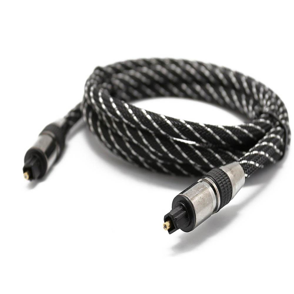 Easyday Optical Digital Audio Cable 5 Feet Home Theater Fiber Optic Toslink Male to Male Gold Plated Optical Cables Best For Playstation & Xbox - Pro Series