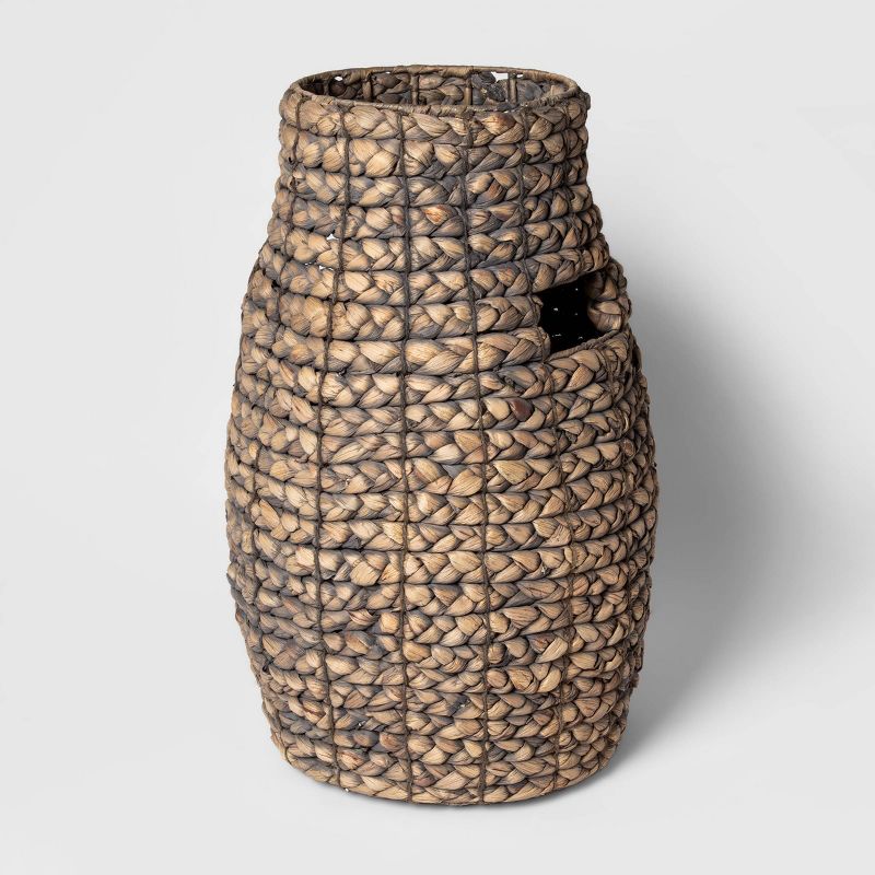 20"x13.3" Decorative Braided Tall Basket Gray - Threshold™