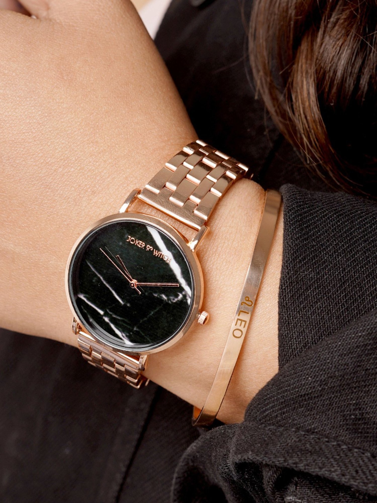 Daniel Klein DKG002-1 Analog Watch for Women With Bracelets