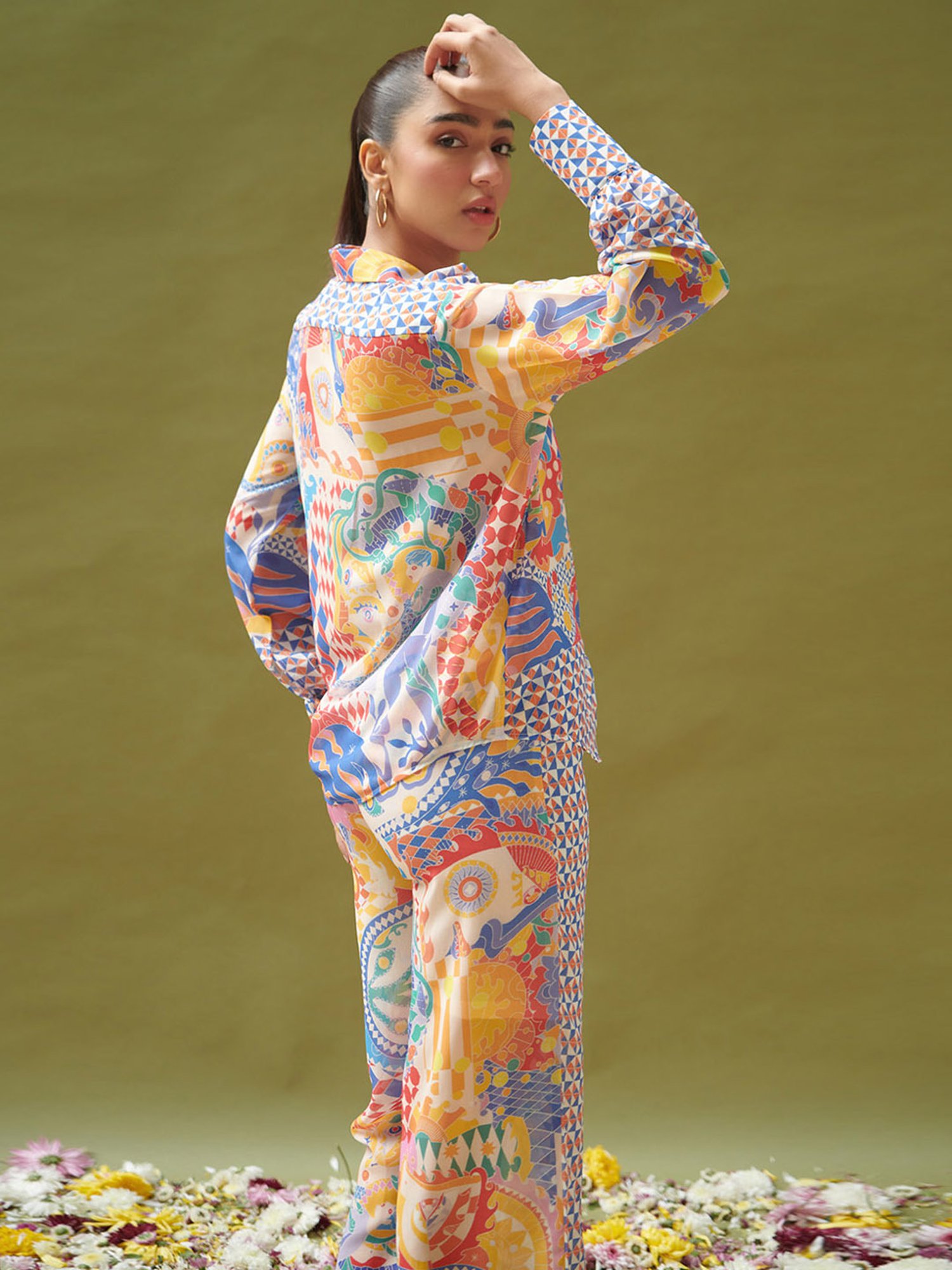 Cin Cin Multicolor Printed Coord Set