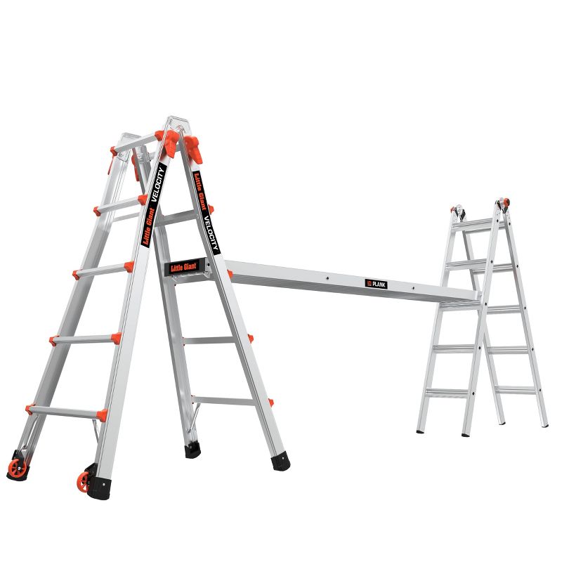 Little Giant Ladder Systems 300 lb ANSI Type IA rated Aluminum Ladder Gray