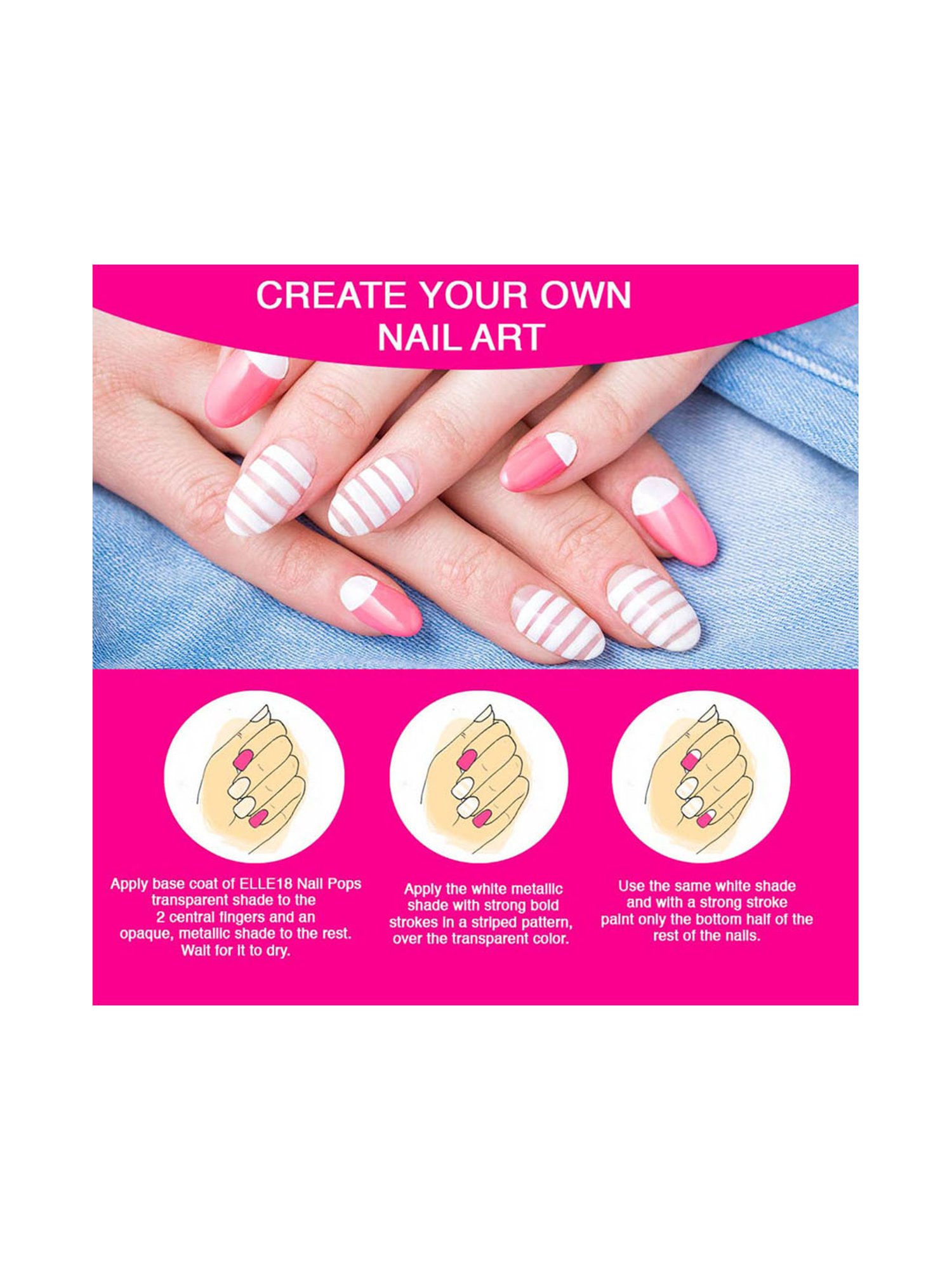 Elle 18 Nail Pops Nail Color Shade 128 - 5 ml