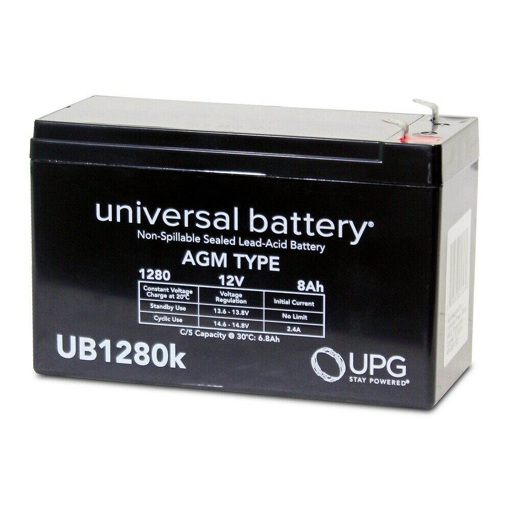 4 PACK UPG 12V 8AH SLA Battery Replacement for Hobie Fish Finder .