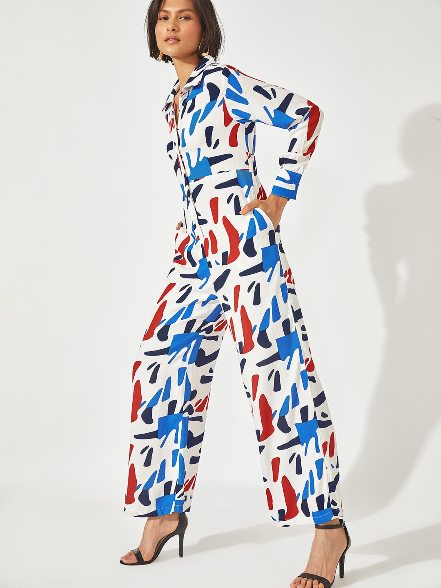 The Label Life Multicolor Printed Jumpsuit
