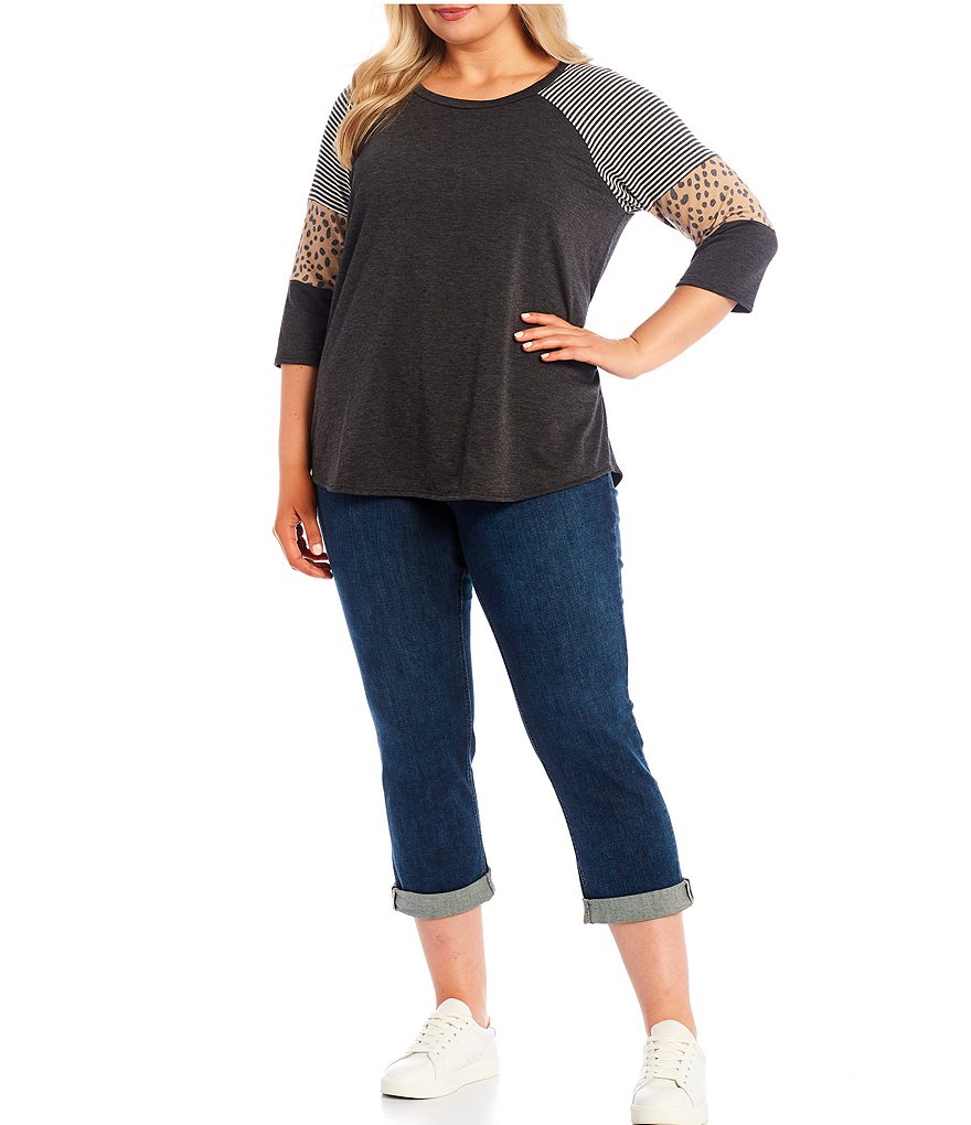 Jessica Simpson Plus Size JJ Red Dahlia Moroccan Border Print Fringe Hem Kimono Jacket