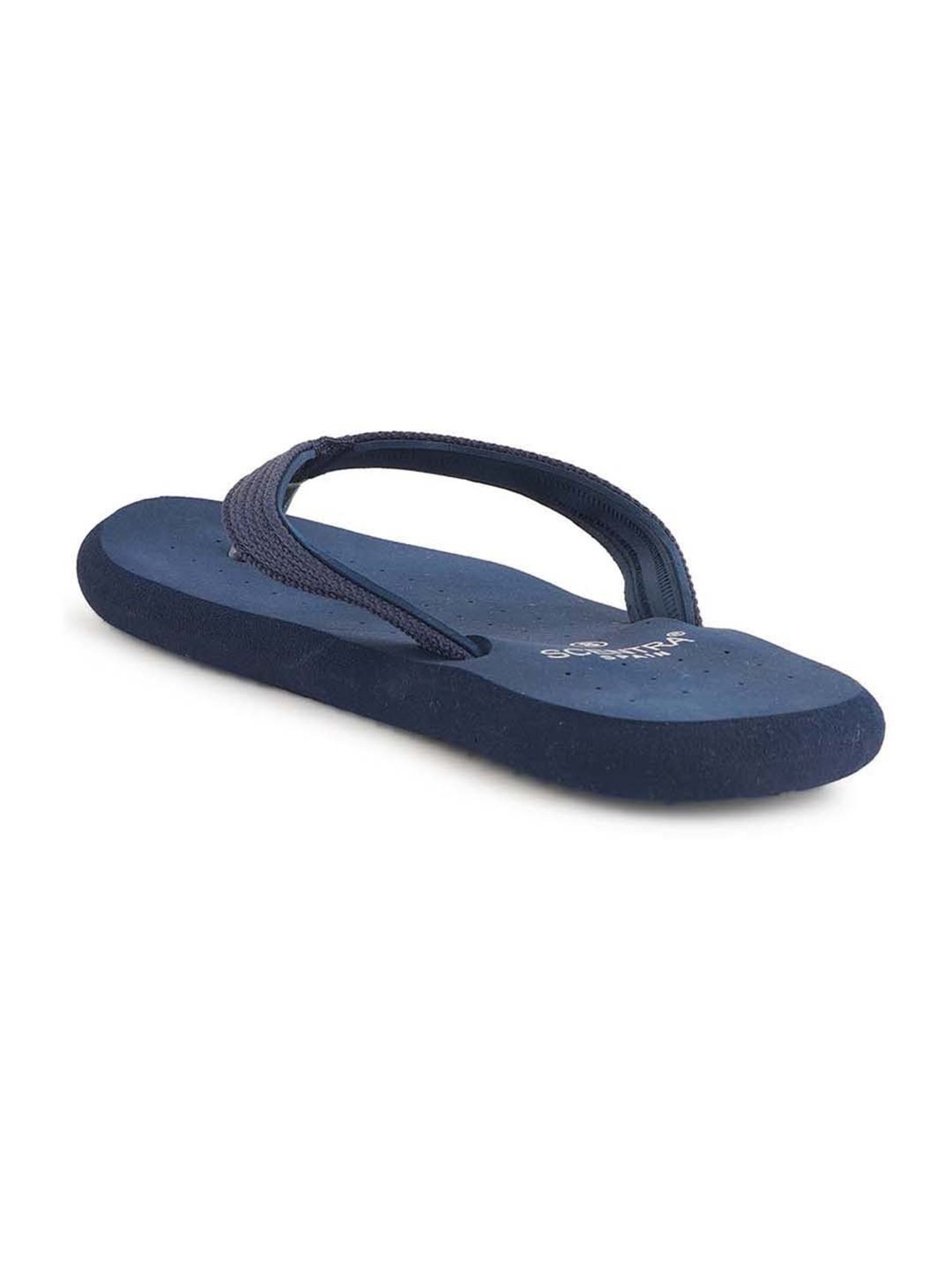 Scentra Men's Blue Flip Flops