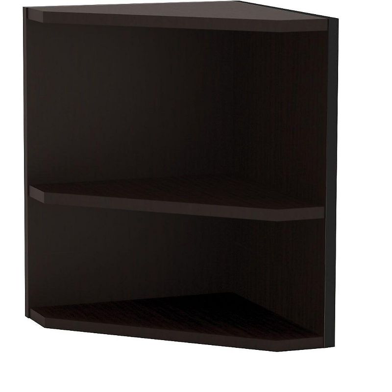 Safco Medina Corner Hutch Support, Gray Steel, 2 shelves, 20H MNPOLDC