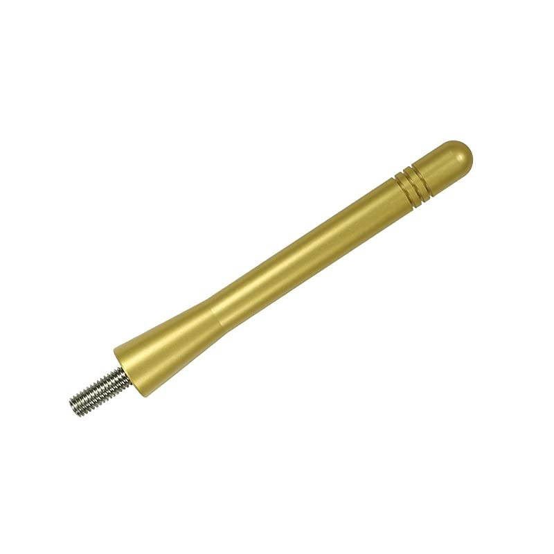 Made in USA - 4 Inch Gold Aluminum Antenna is Compatible with Dodge Ram Truck 1500 (2009-2020)