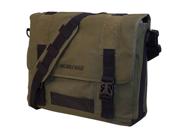Mobile Edge Olive 17.3" Eco-Friendly Laptop Messenger Model MECME9