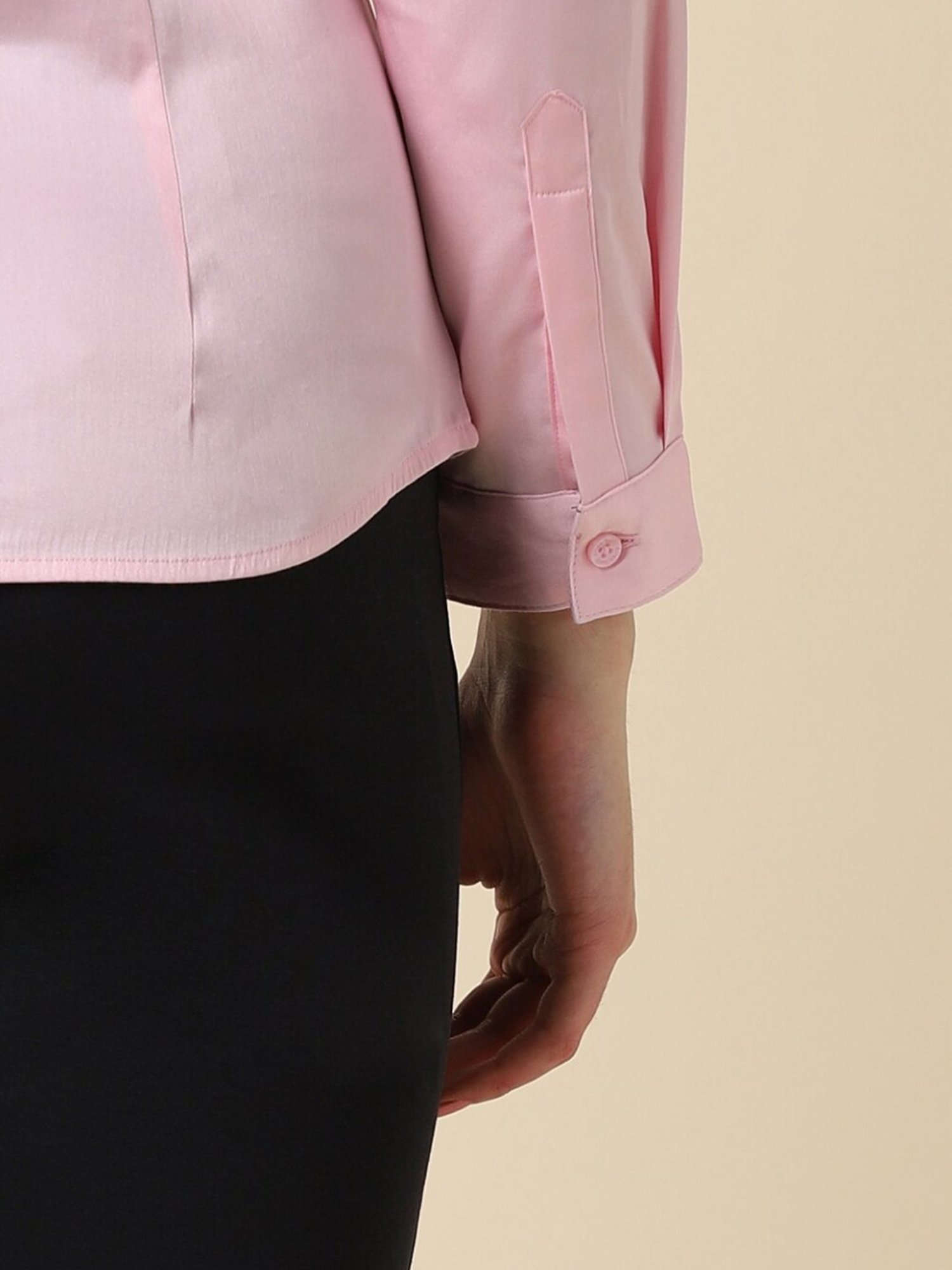 Allen Solly Pink Cotton Formal Shirt