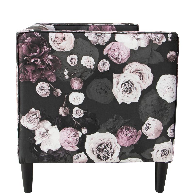 Druld Tufted Loveseat Tufted Leather Brown - Inspire Q