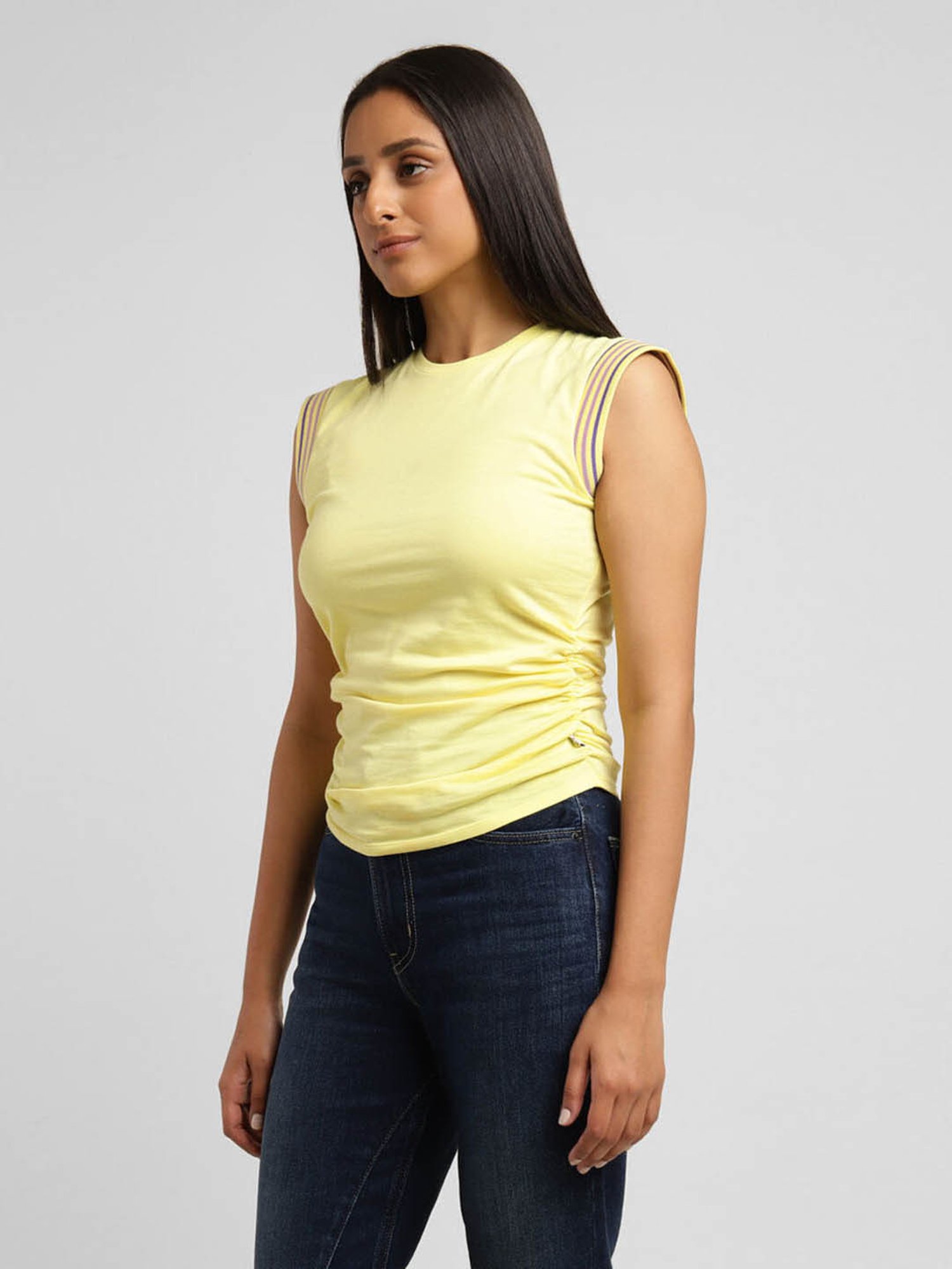 Levi's Yellow Cotton Top